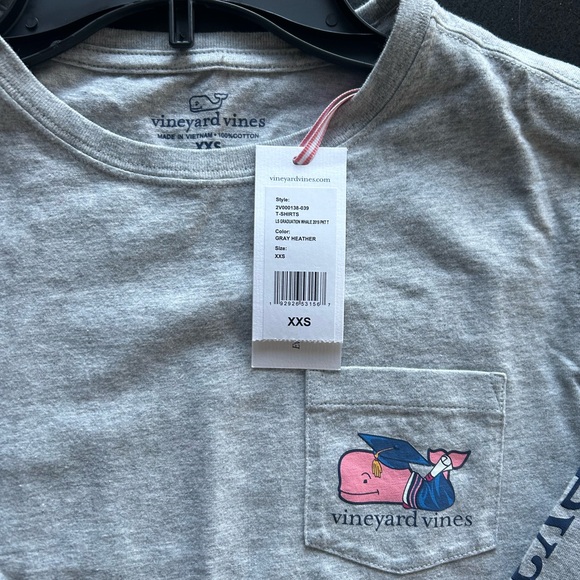 Vineyard Vines XXS NWT Class of 2019 Long Sleeve Shirt - Picture 2 of 5